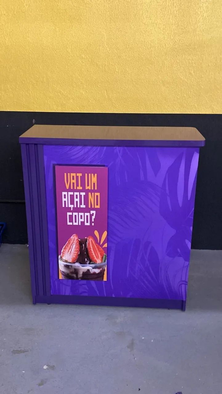Balcão expositor + caixa para açaí/soverte  - Foto 2
