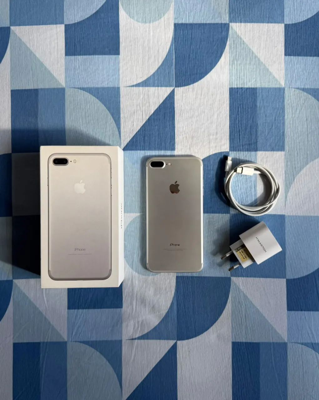 iPHONE 7 PLUS 32GB COMPLETO NA CAIXA + BRINDE - Celulares e