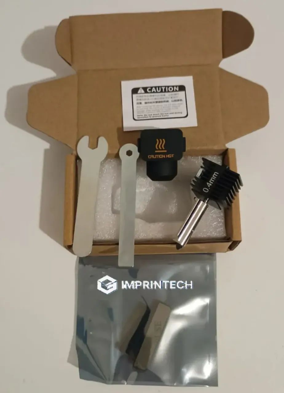 Hotend De Aço Endurecido 0.4mm Bambu Lab A1/a1 Mini - Foto 5
