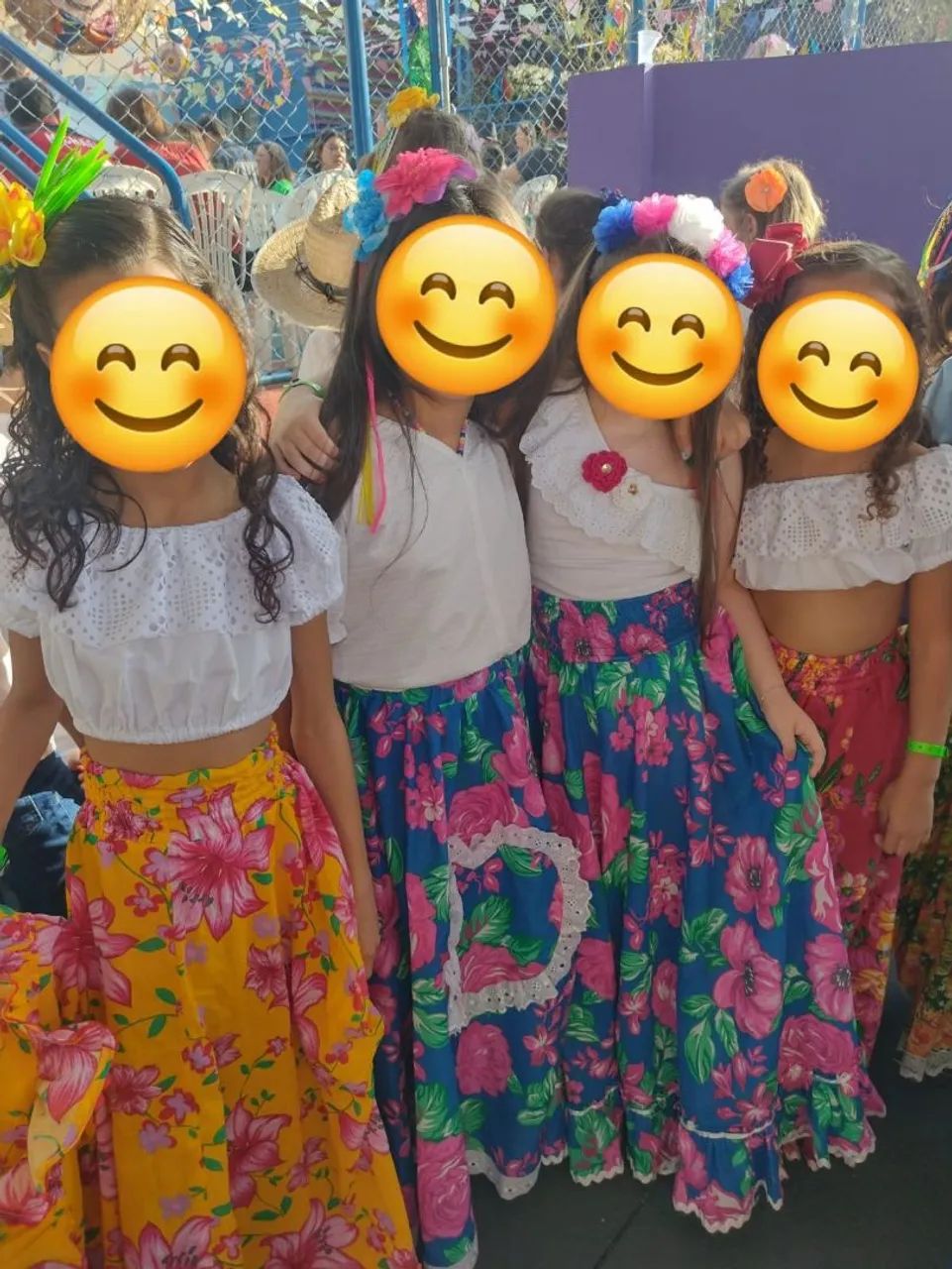 Saia Carimbó Infantil + Lenço  - Foto 3