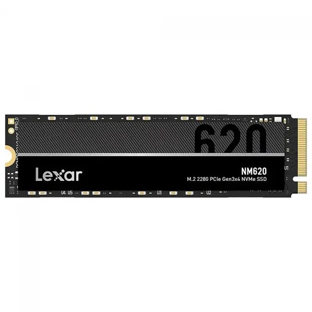 Lexar m.2 NVMe 512GB 中古 SSD Lexar 512GB M.2 NVMe, Leitura 3500 MB/s, Gravação 2400 MB/s