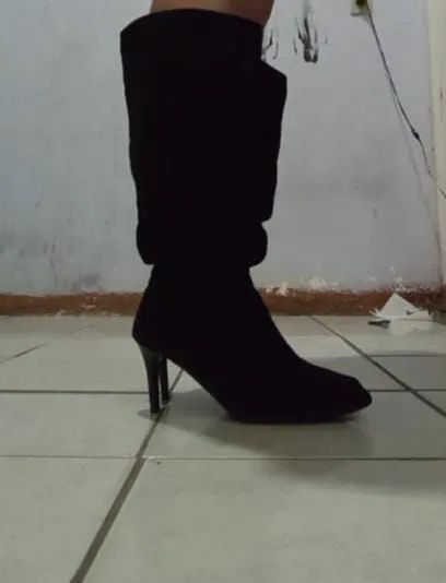 Bota cano alto 
