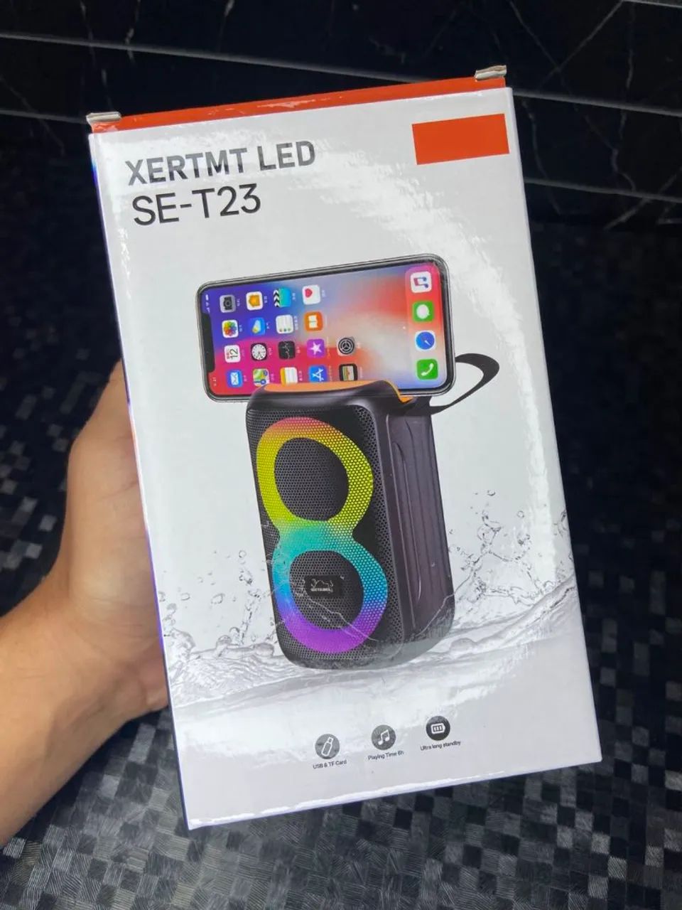 Caixa de Som Bluetooth XERTMT LED SE-T23 - Foto 5