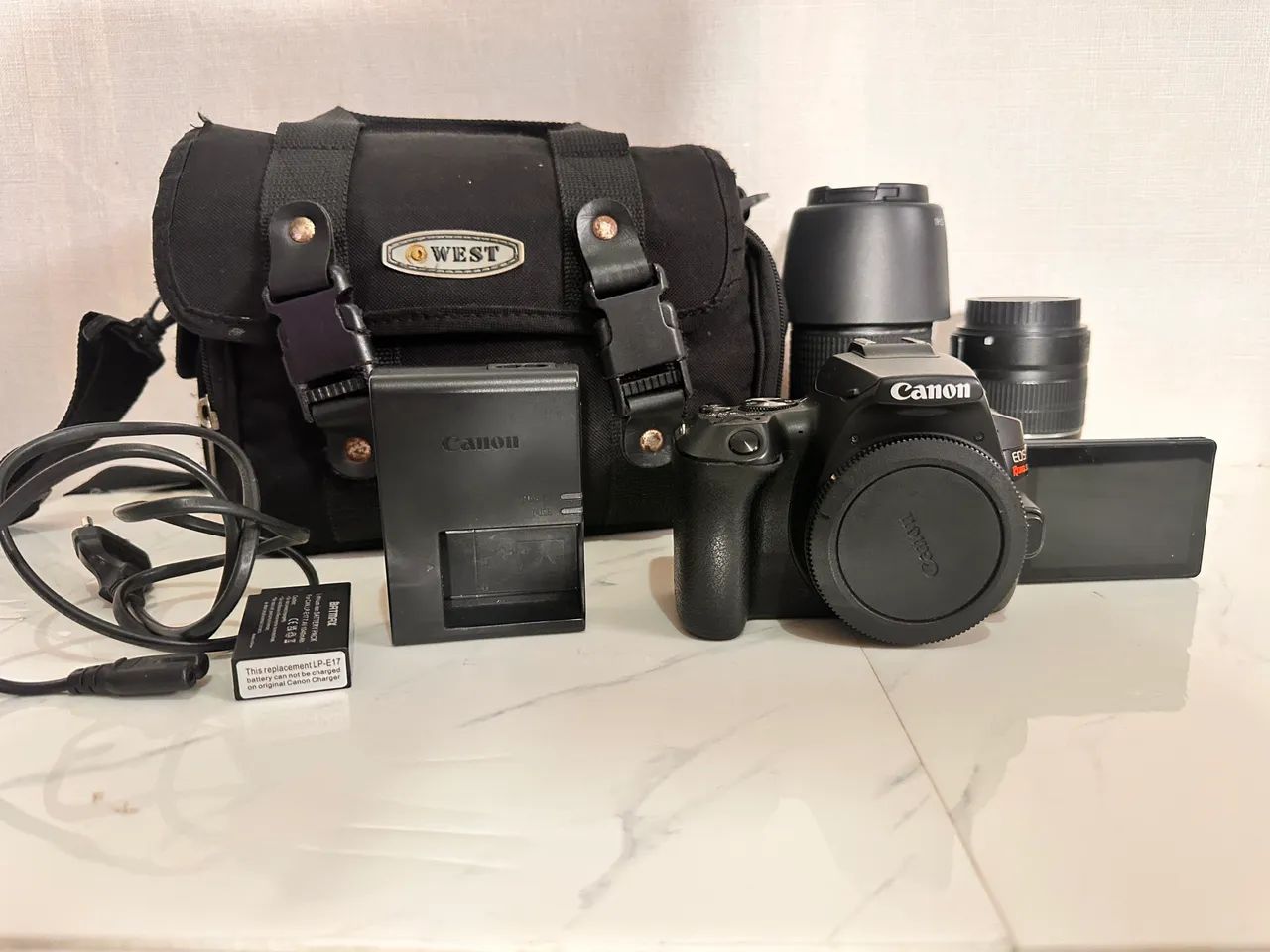 Câmera Sl3 lente do Kit