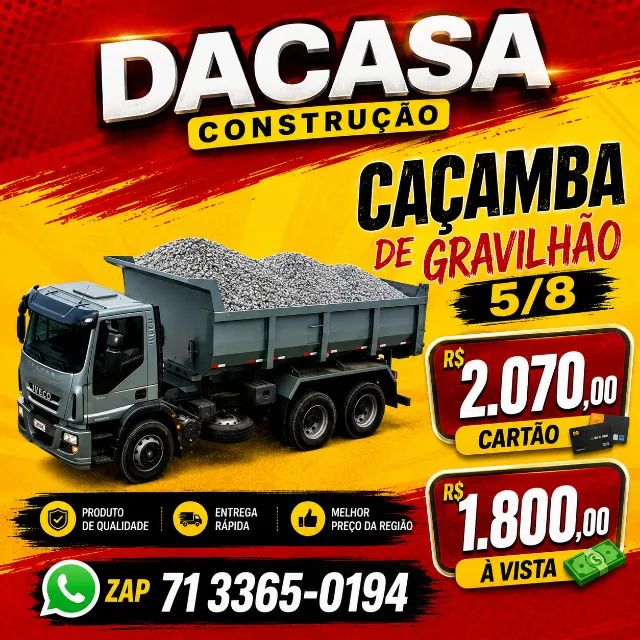 CAÇAMBA DE GRAVILHAO 5/8