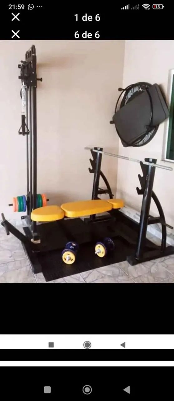 Mesa de SUPINO PROFISSIONAL 