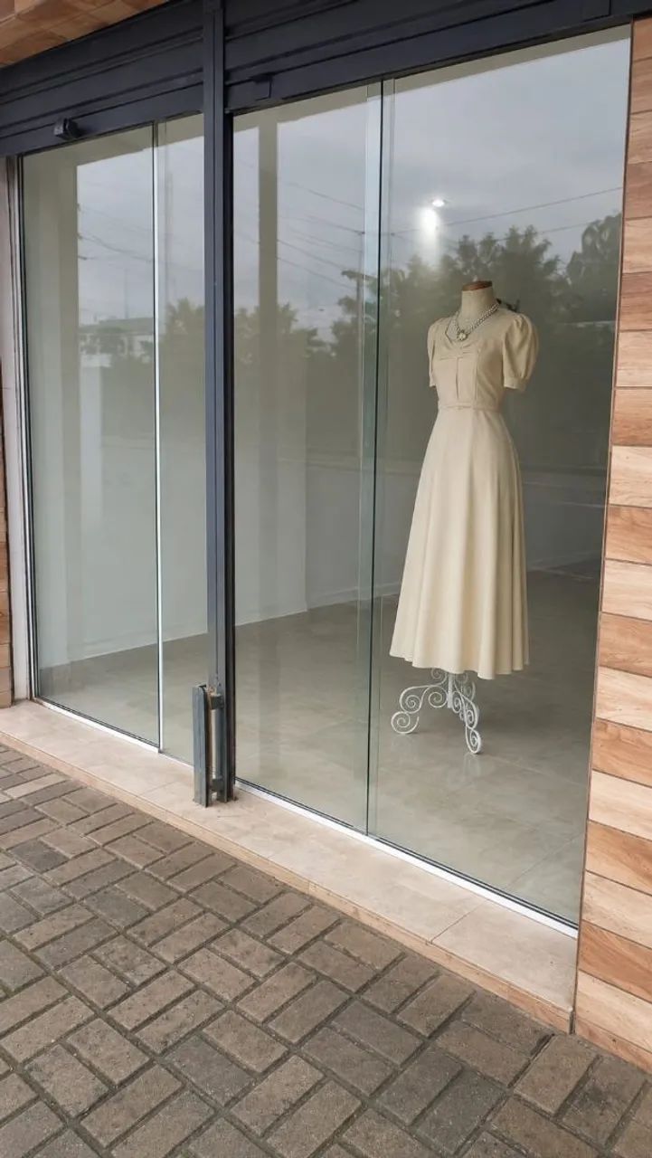 Vidros vitrine de loja