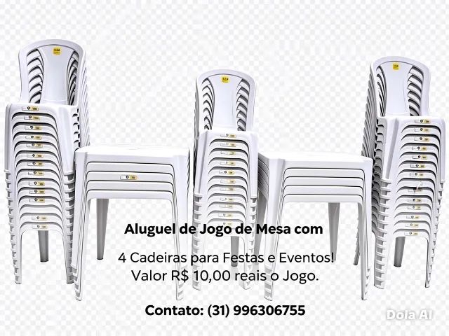 Aluguel Jogo de Mesa e Forros