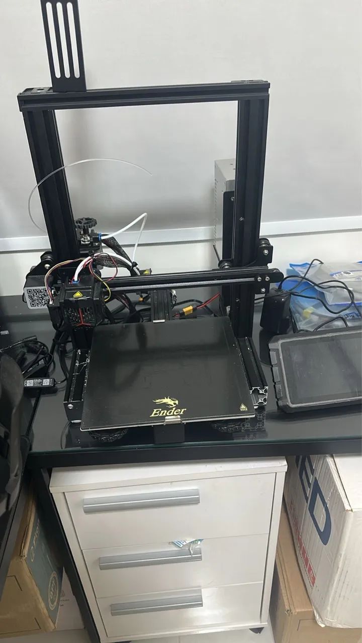 OPORTUNIDADE! Impressora 3d Ender 3 Neo com sonicpad + Upgrades