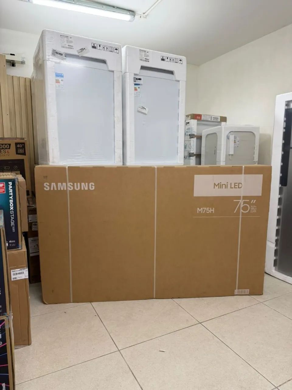 Smart TV 75 polegadas Samsung 4K UHD Mini LED nova<br> - Foto 3