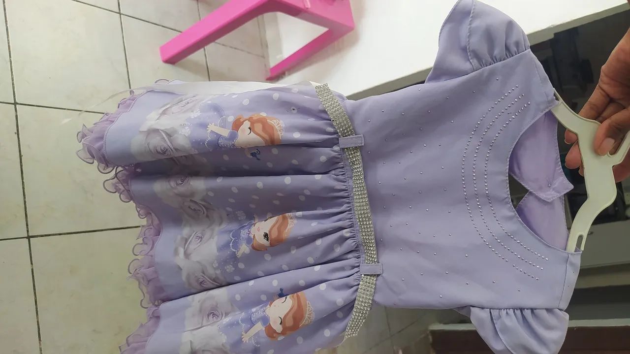 Vestido temático princesa Sofia 