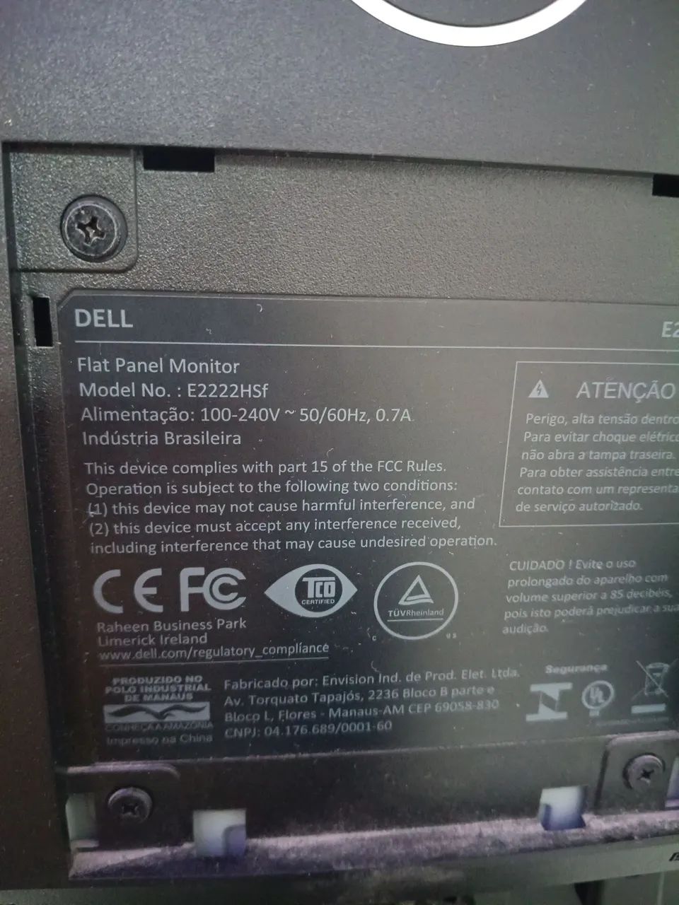 Vendo computador Dell, CPU 3080 i5, 16GB, SSD 960GB, Monitor dell 21/22" polegadas  - Foto 5