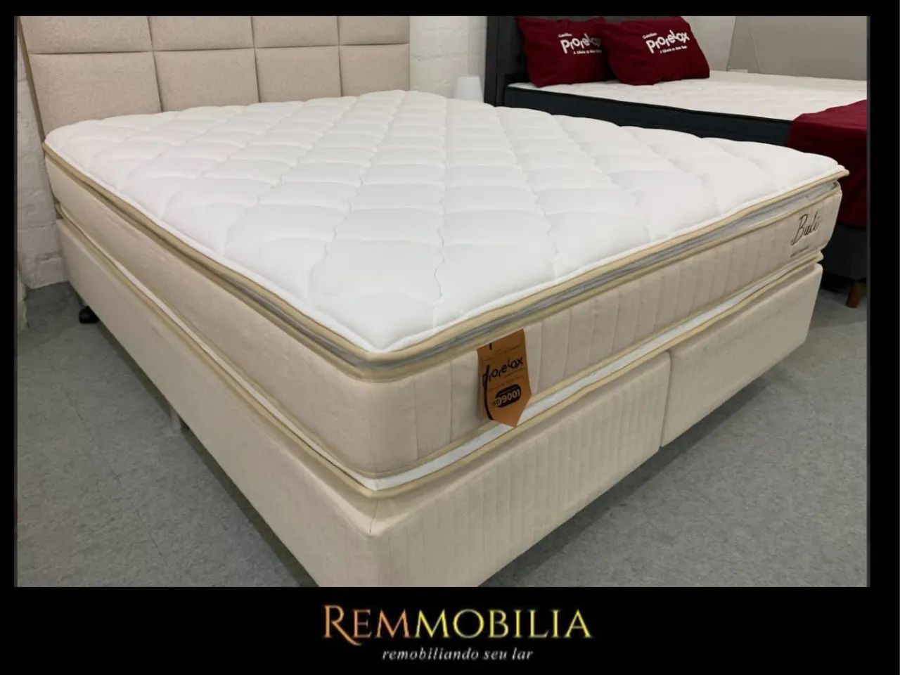 CAMA BOX MOLAS ENSACADAS - NOVA