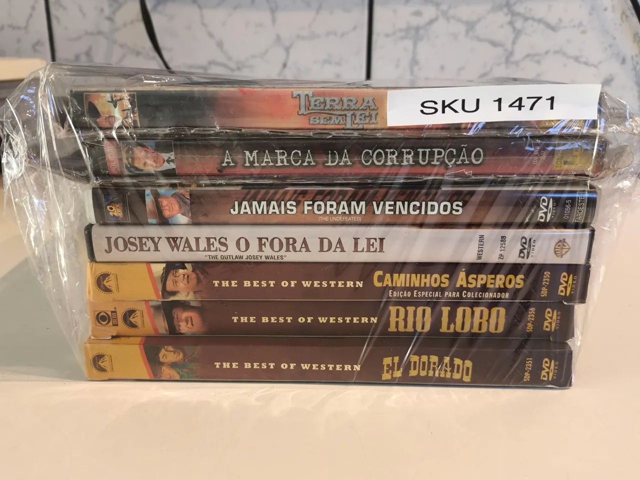 Lote 7 DVDs Clássicos de Faroeste / Western (John Wayne, Clint Eastwood e mais) - Foto 2