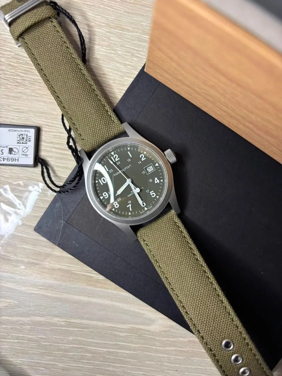 Relógio Hamilton Khaki field zero km 