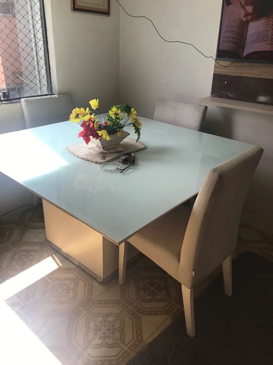 Mesa de vidro