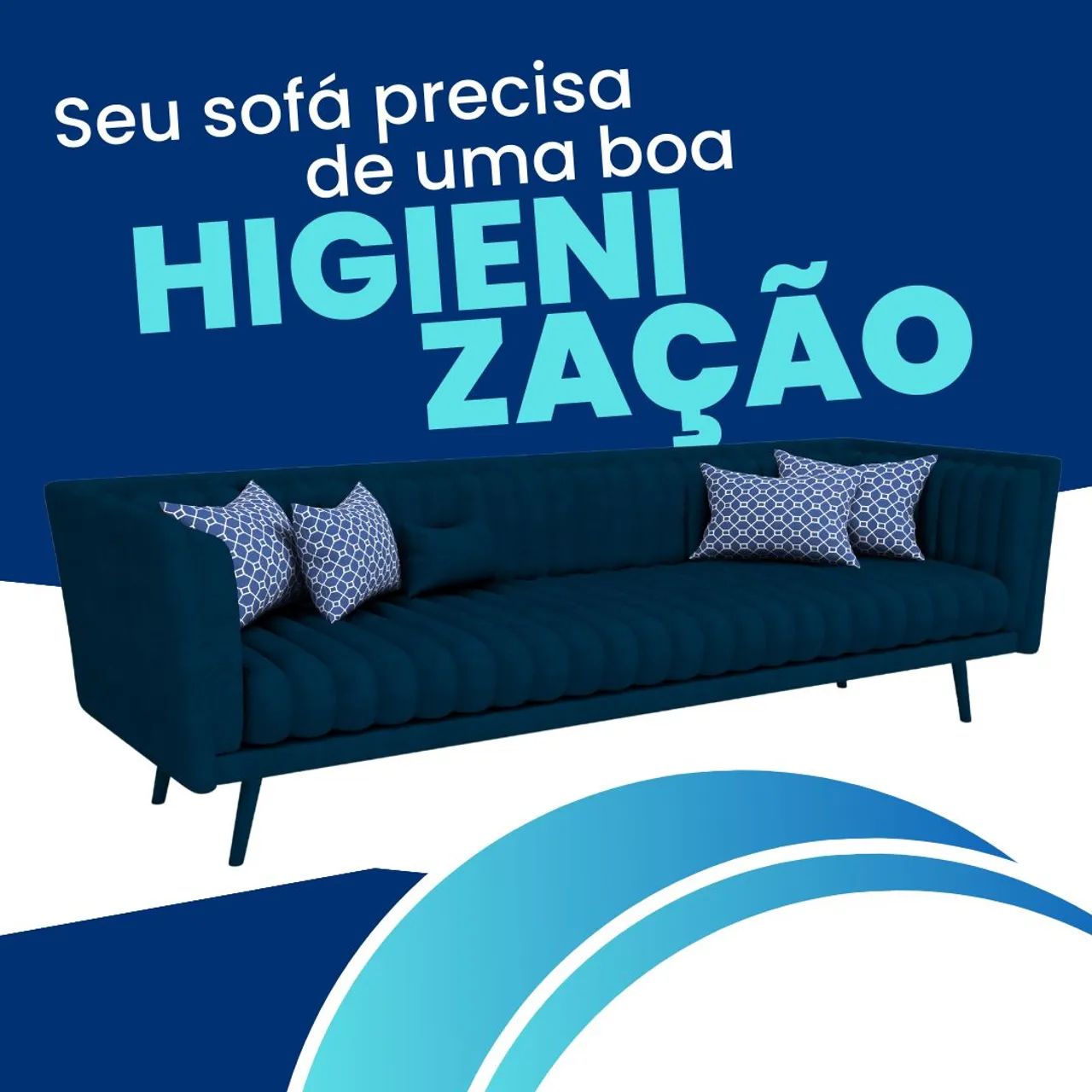 Versátil higienização de Estofados. 