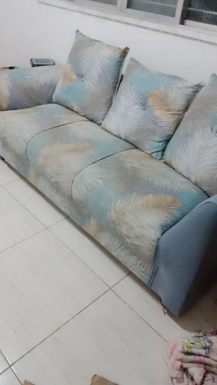 Jogo de sofá encapado com Aquabloc. - Foto 3