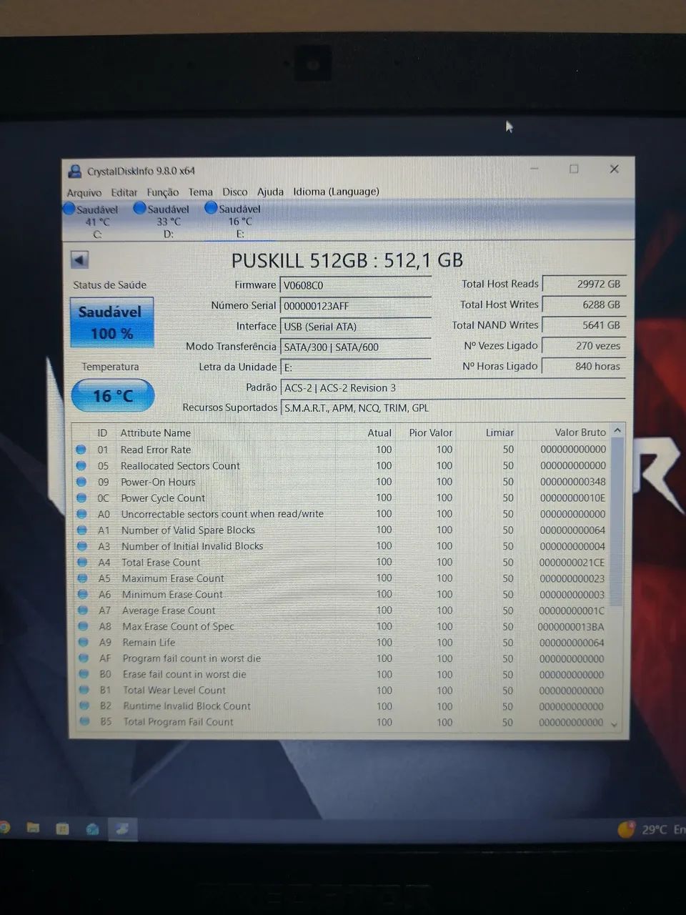 SSD Puskill 512 GB  - Foto 3