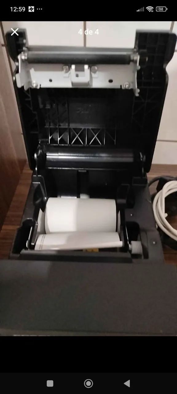 Impressora térmica Epson TM T20x USB/bivolt usada - Foto 4