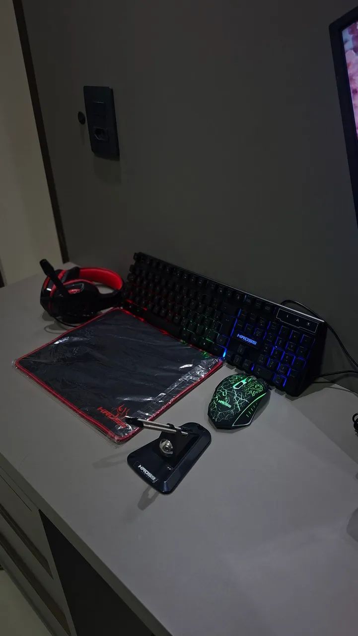 Kit gamer 5 em 1