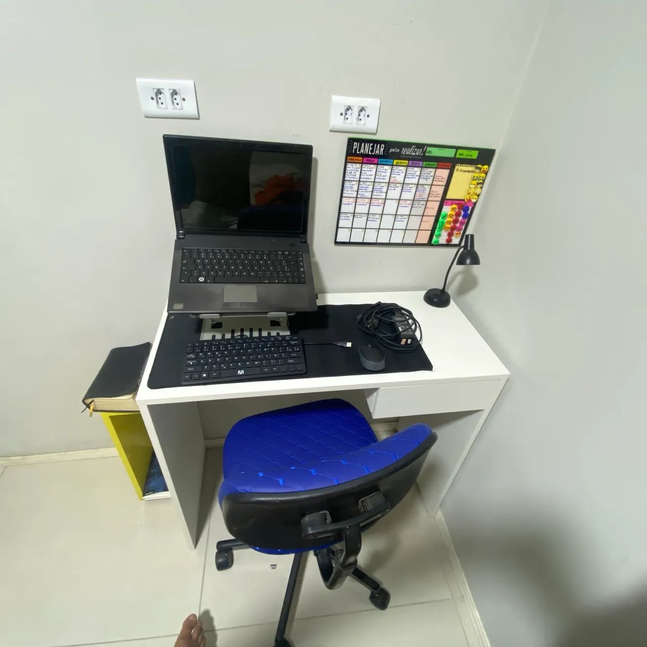 Bancada de estudo completa como notebook e cadeira  - Foto 5