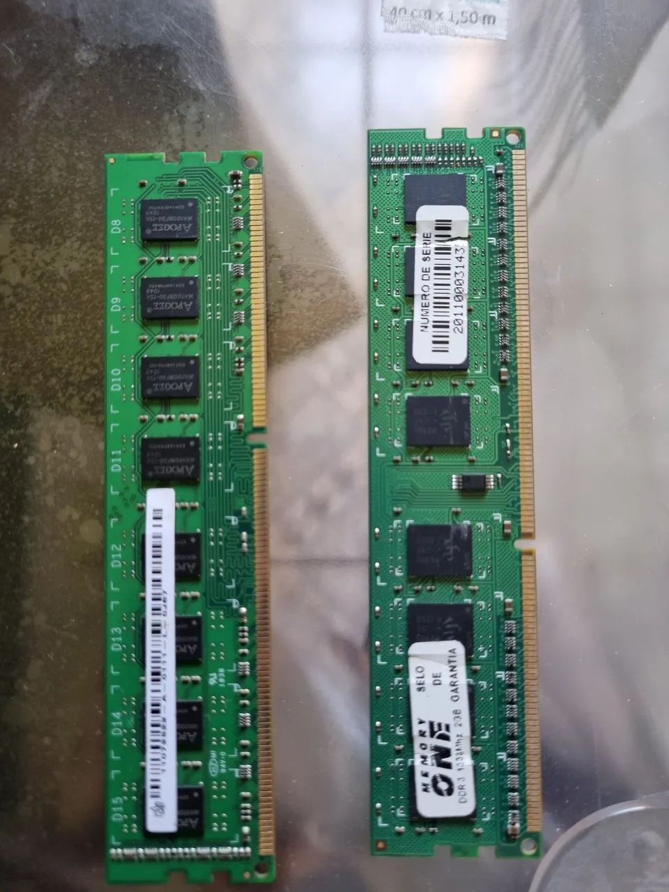 MEMÓRIA RAM DDR3 2X 2GB 1333MHZ