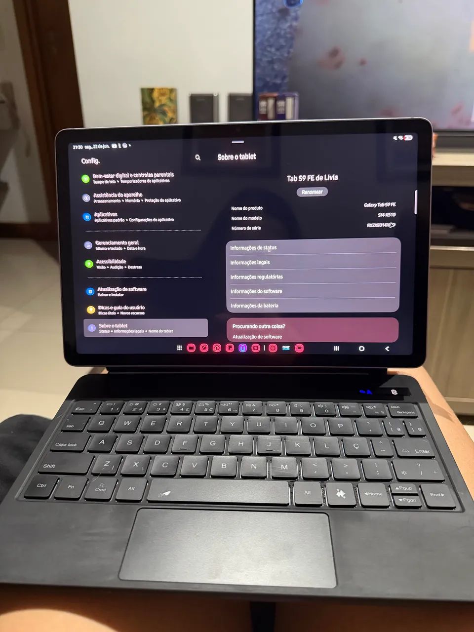 Tablet Samsung s9 fe  - Foto 2