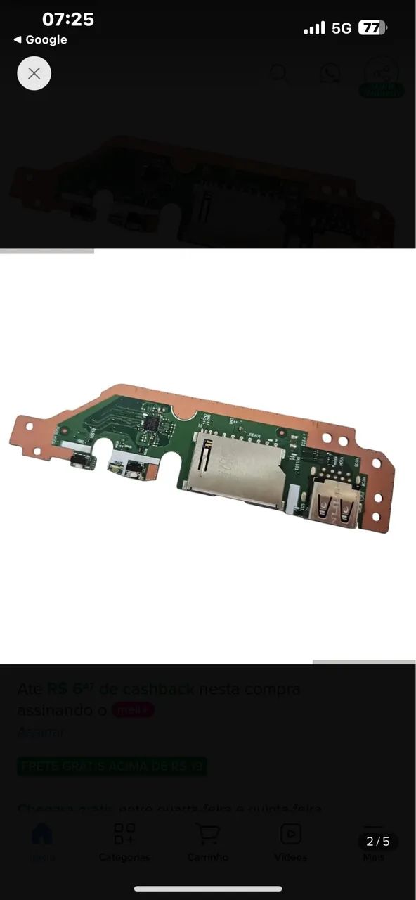 ? PLACA POWER / USB LENOVO IDEAPAD 3 SLIM NS-G504