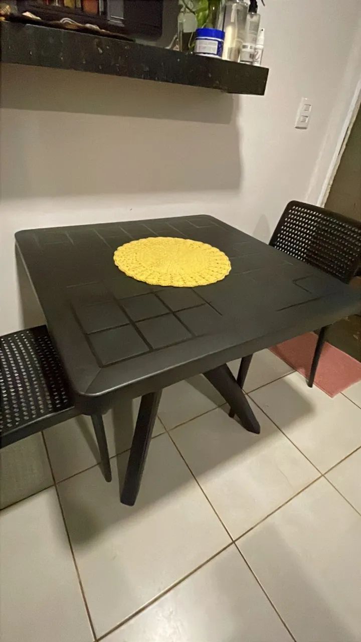Jogo de mesa com cadeira Isabelle da Tramontina  - Foto 3