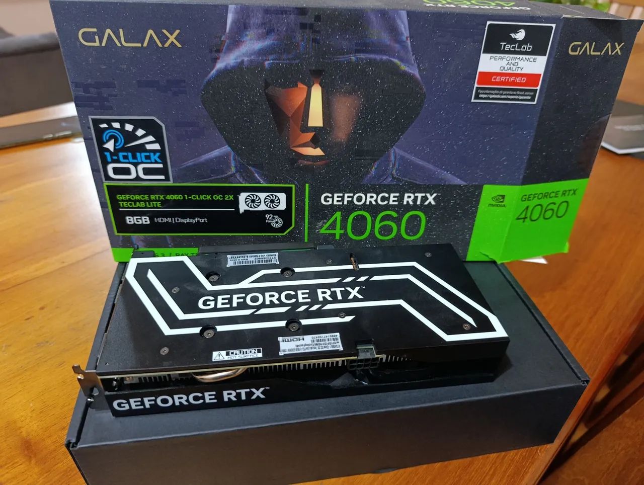 Rtx 4060 Galax com caixa original  - Foto 3