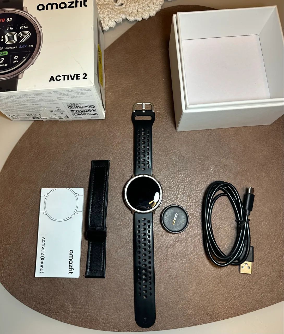 Amazfit Active 2 Round - Impecável
