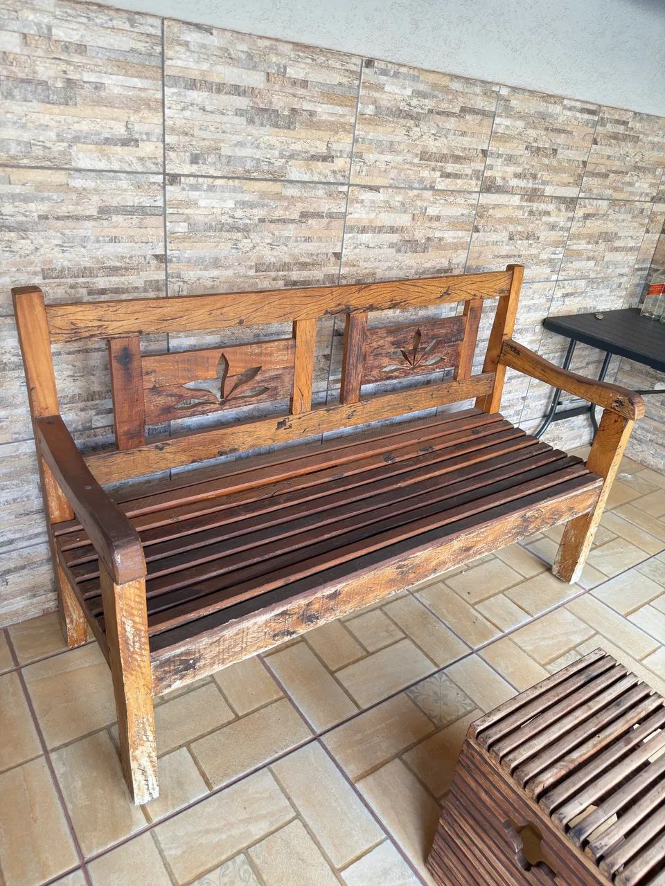 Banco de madeira 1,50cm