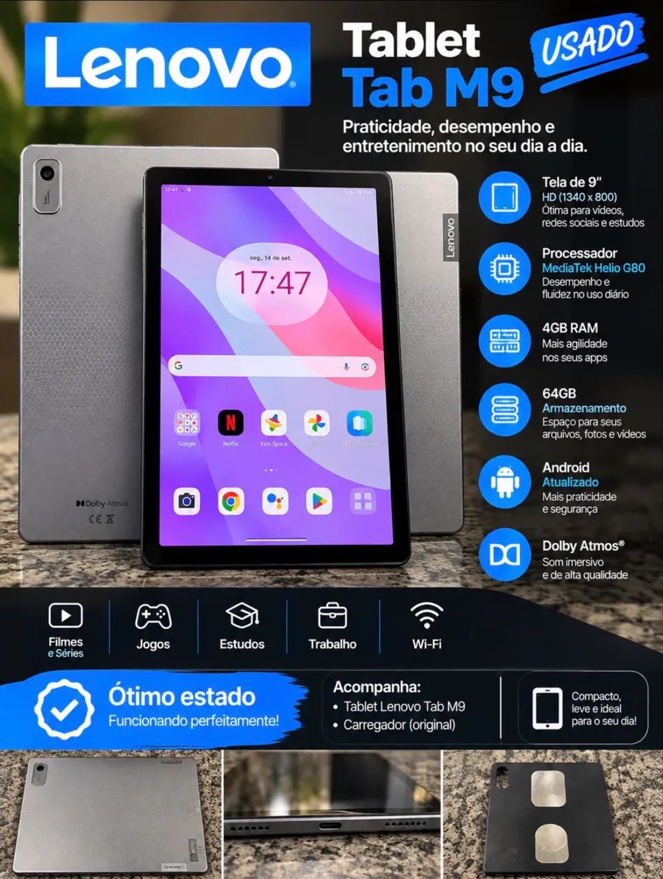 Tablet M9 Lenovo  - Foto 4