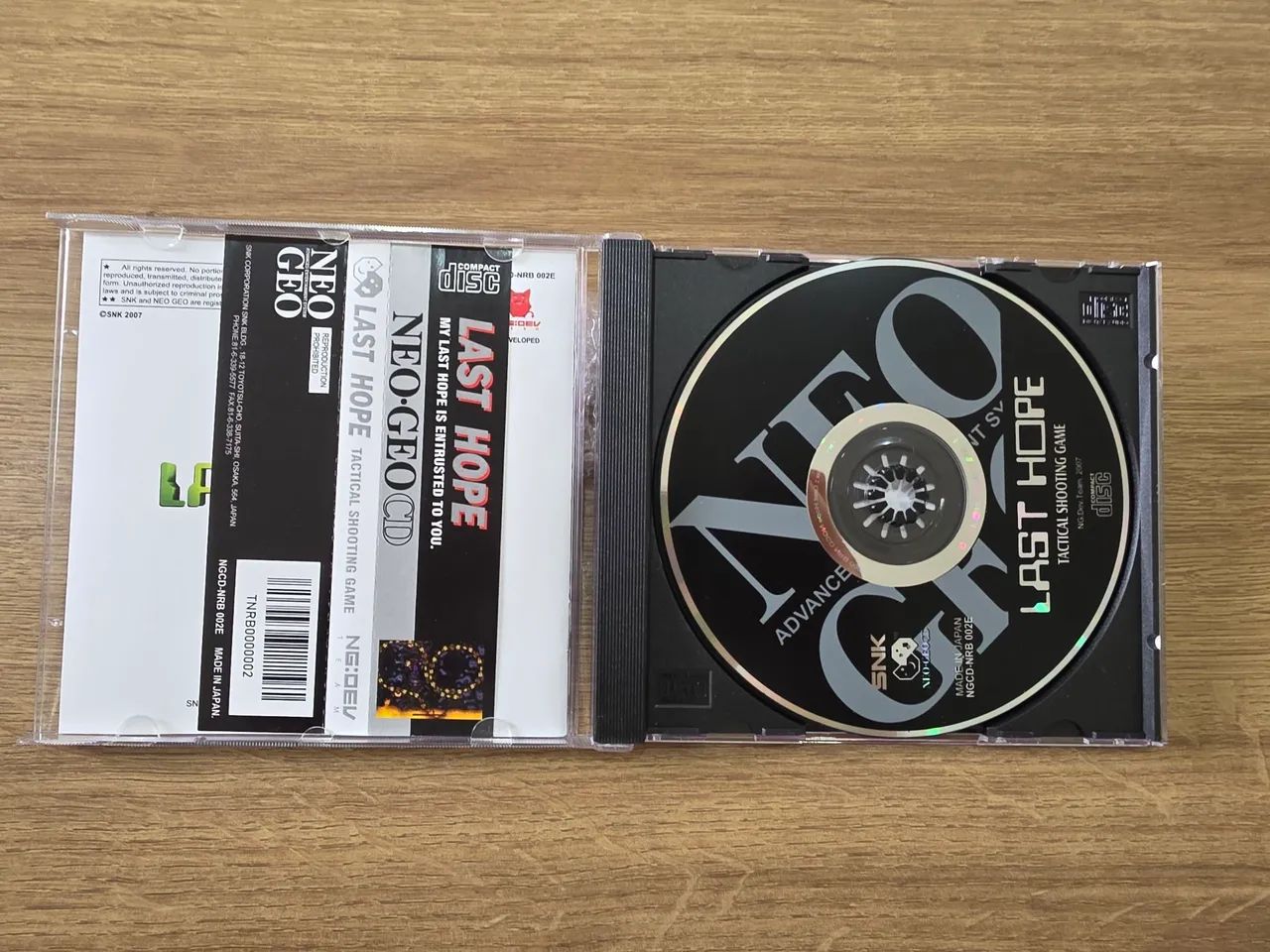 Jogo Last Hope Neo Geo Cd Prensado de qualidade - Jogos de Vídeo