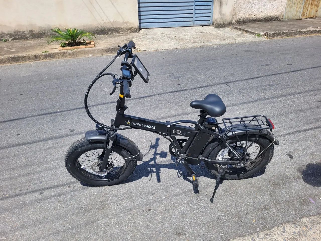 Bicicleta elétrica dobrável 