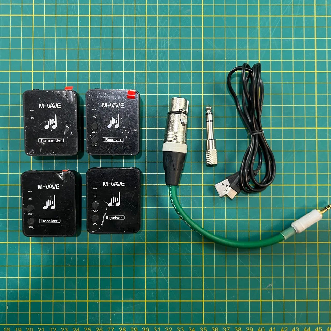 Kit Retorno Sem Fio M-VAVE - 1 Transmissor + 3 Receptores - Foto 4