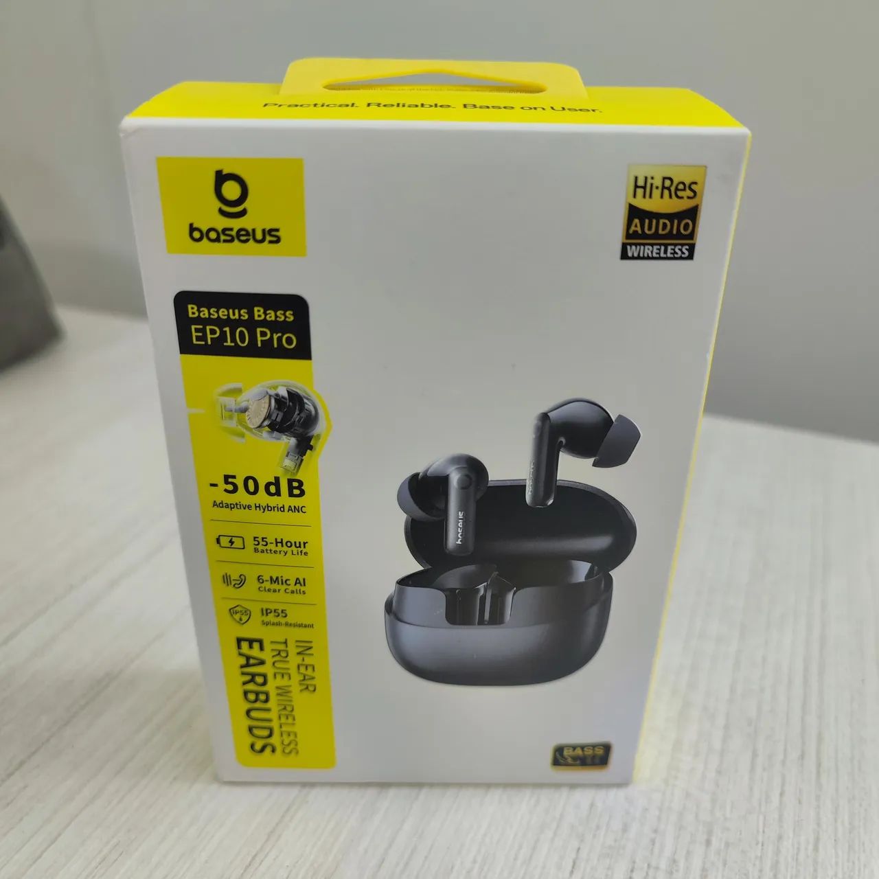Fone de Ouvido Baseus EP10 Pro, ótimos graves e microfone bem nítido!  - Foto 5