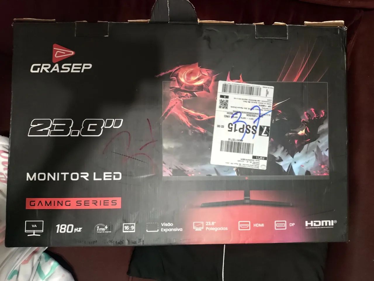 Monitor GRASEP 23.8 POLEGADAS 180hz - Monitores - Sítio Paecara ...