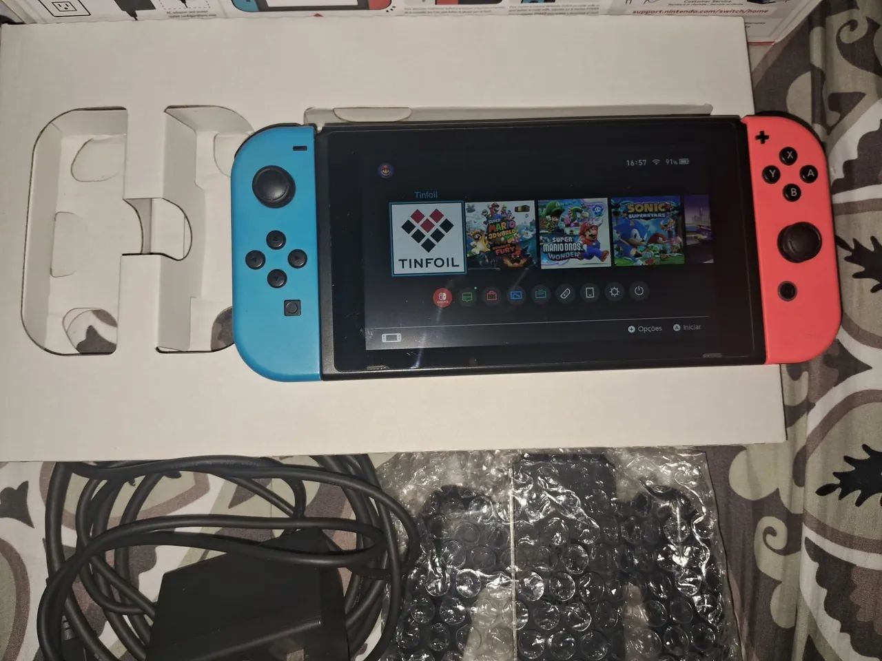 Nintendo switch v2 128 desbloqueado  - Foto 5