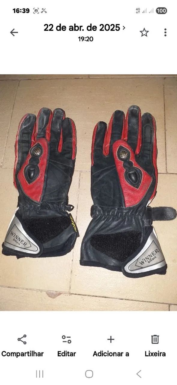 Luvas especiais para moto. - Foto 2