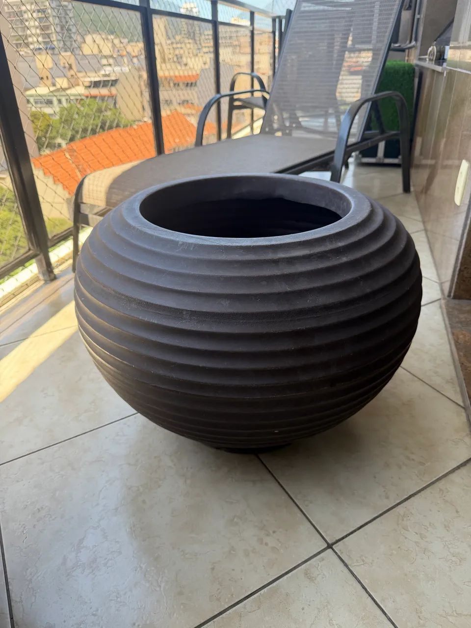 Vaso planta - plástico resistente