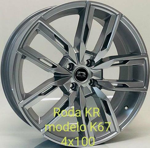 Rodas Kr Modelo K67 aro 17 furacão 4x100