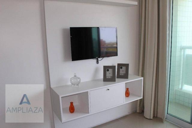 Apartamento com 2 dormitórios à venda, 54 m² por r$ 420.000 - guararapes - fortaleza/ce - Foto 6