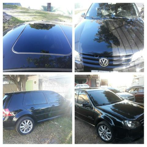 Golf Sportline 1.6 2011 top de linha airbag teto solar Banco couro roda de liga leve ABS - Foto 2
