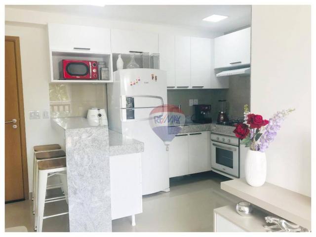 Apartamento com 2 dormitórios para alugar, 54 m² por r$ 660/dia - porto de galinha - ipoju - Foto 6