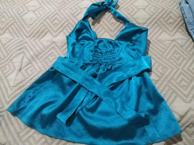 Blusa em cetim Tamanho "P" - Foto 2