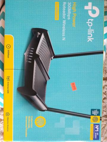 Roteador Wireless Quebra Parede Tl-wr841hp 1000mw 2 Ant 8dbi
