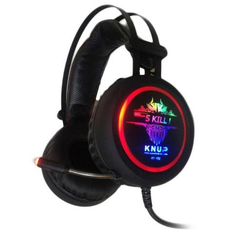 Fone De Ouvido Headset Game Usb Microfone Knup Kp-401 Novo - Foto 4