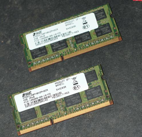 Memória RAM Notebook 4GB cada